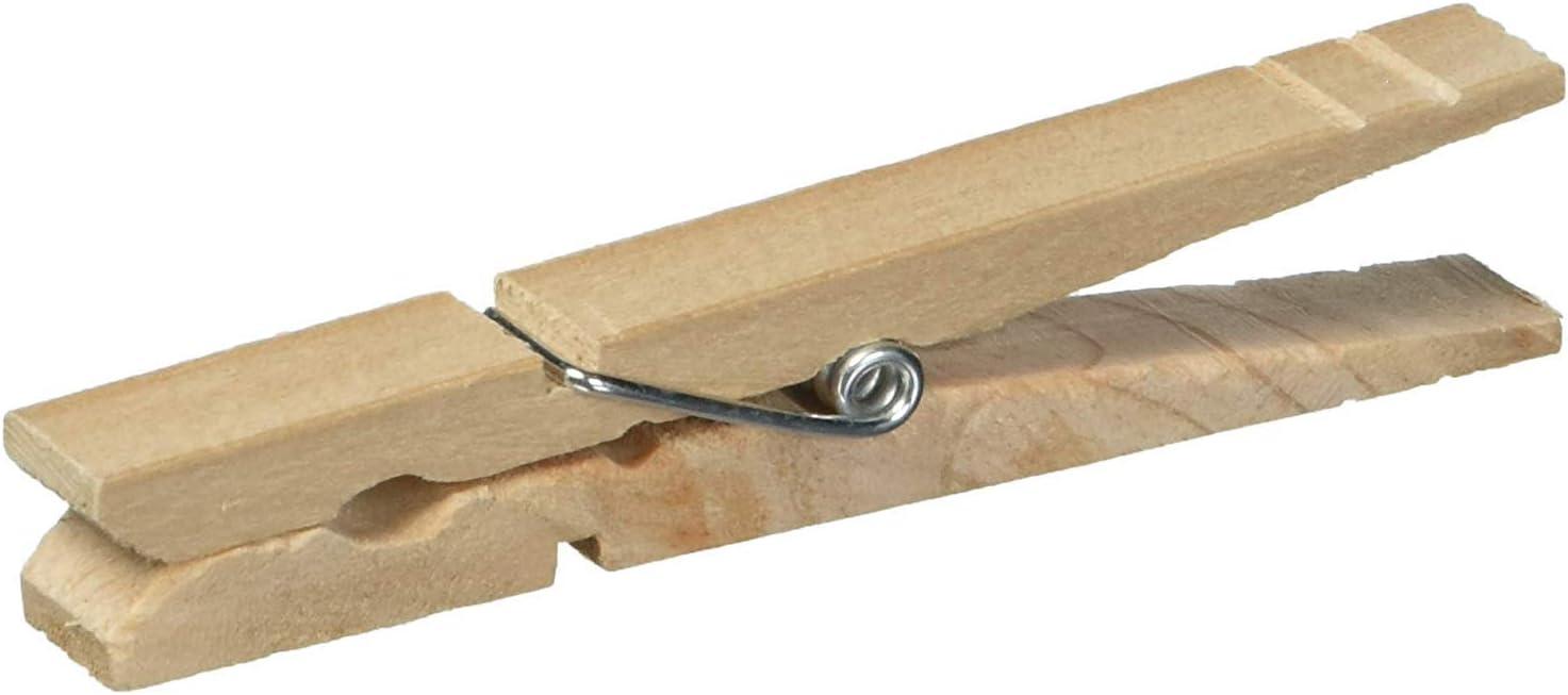 imageHOMZ Wood Clothes Pins 96Count96 Clothespins