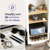 imageHOMZ 2Pack 1Drawer Storage Cart Clear Plastic Container 15quot Wide Body Black Frame  Organizing Drawer Containers for Home Bathroom Bedroom Office and ClassroomBlack frame with clear drawers
