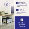 imageHOMZ 2Pack 1Drawer Storage Cart Clear Plastic Container 15quot Wide Body Black Frame  Organizing Drawer Containers for Home Bathroom Bedroom Office and ClassroomBlack frame with clear drawers