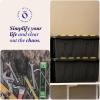 imageHOMZ 2Pack Durabilt Heavy Duty Plastic Storage Bins with Lids 27 Gallon GreenRed  Stackable Container Boxes for Holiday Attic and Garage OrganizationBlack BaseYellow Lid