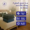 imageHOMZ 2Pack Snaplock Large Clear Plastic Storage Organizer Bins wLids 56 Quart White  Stackable Container Boxes for Bedroom Bathroom Garage and Office OrganizationGray Lid