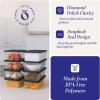 imageHOMZ 2Pack Snaplock Large Clear Plastic Storage Organizer Bins wLids 56 Quart White  Stackable Container Boxes for Bedroom Bathroom Garage and Office OrganizationGray Lid