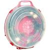 imageHOMZ 3Pack Seasonal Holiday Decorative Wreath Storage Organizer 24 Inch Red ampamp Clear  Round Plastic Christmas Decoration Holder for Wreaths and Garlands w 4Way Latches BuiltIn HandleRed