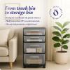 imageHOMZ Drawer Tower 4Tier Clear Plastic Storage Organizer Cart Black Frame  Rolling Drawer Containers with Wheels for Bathroom Bedroom Office and Classroom OrganizationClearBlack
